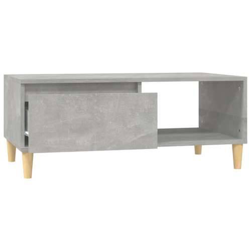Stolić za kavu boja betona 90x50x36,5 cm konstruirano drvo - Beton siva 1 Cijena