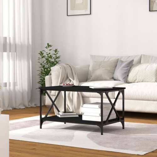 Stolić za kavu crni 80x50x45 cm konstruirano drvo i željezo - Crna 1 80 cm 50 cm Cijena