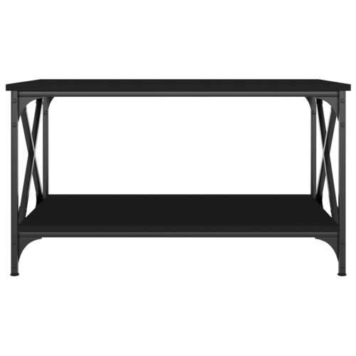 Stolić za kavu crni 80x50x45 cm konstruirano drvo i željezo - Crna 1 80 cm 50 cm Cijena