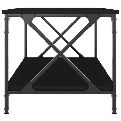 Stolić za kavu crni 80x50x45 cm konstruirano drvo i željezo - Crna 1 80 cm 50 cm Cijena