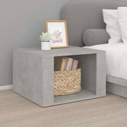 Noćni ormarić siva boja betona 57x55x36 cm konstruirano drvo - Beton siva 1 Cijena