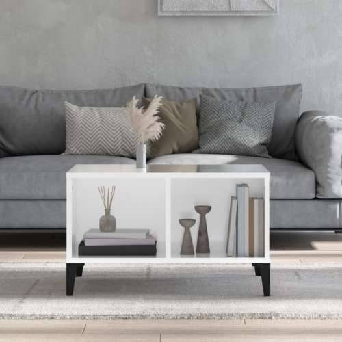 Stolić za kavu sjajni bijeli 60x50x36,5 cm konstruirano drvo - Visoko sjajno bijela 1 Cijena