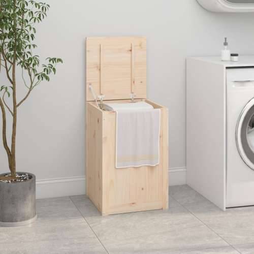 Kutija za rublje 44 x 44 x 66 cm od masivne borovine - Prirodna 44 x 44 x 66 cm 1 Cijena
