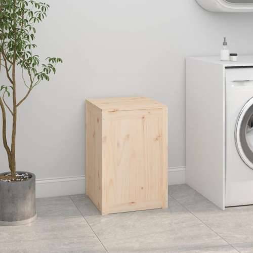 Kutija za rublje 44 x 44 x 66 cm od masivne borovine - Prirodna 44 x 44 x 66 cm 1 Cijena