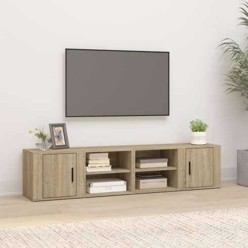 TV ormarići 2 kom boja hrasta sonome 80 x 31,5 x 36 cm drveni - sonoma hrast 2 Cijena