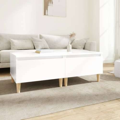 Bočni stolići 2 kom sjajni bijeli 50x46x35 cm konstruirano drvo - Visoko sjajno bijela 2 Cijena