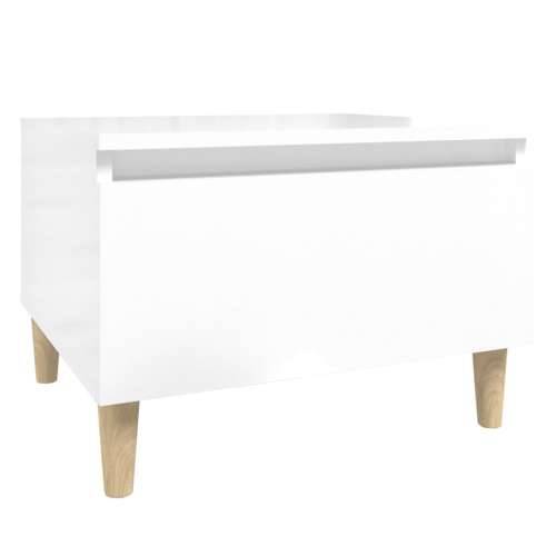 Bočni stolići 2 kom sjajni bijeli 50x46x35 cm konstruirano drvo - Visoko sjajno bijela 2 Cijena