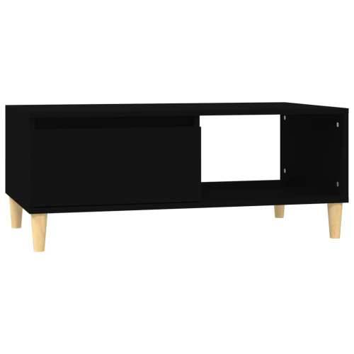 Stolić za kavu crni 90 x 50 x 36,5 cm od konstruiranog drva - Crna 1 Cijena