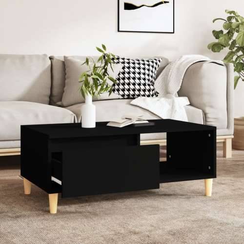 Stolić za kavu crni 90 x 50 x 36,5 cm od konstruiranog drva - Crna 1 Cijena