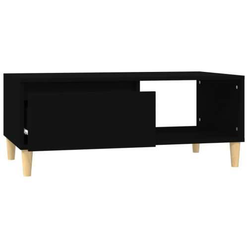 Stolić za kavu crni 90 x 50 x 36,5 cm od konstruiranog drva - Crna 1 Cijena