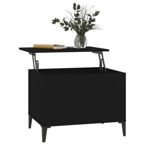 Stolić za kavu crni 60 x 44,5 x 45 cm od konstruiranog drva - Crna 1 60 cm Cijena
