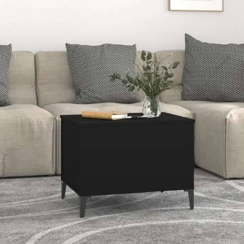 Stolić za kavu crni 60 x 44,5 x 45 cm od konstruiranog drva - Crna 1 60 cm Cijena