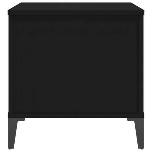 Stolić za kavu crni 60 x 44,5 x 45 cm od konstruiranog drva - Crna 1 60 cm Cijena