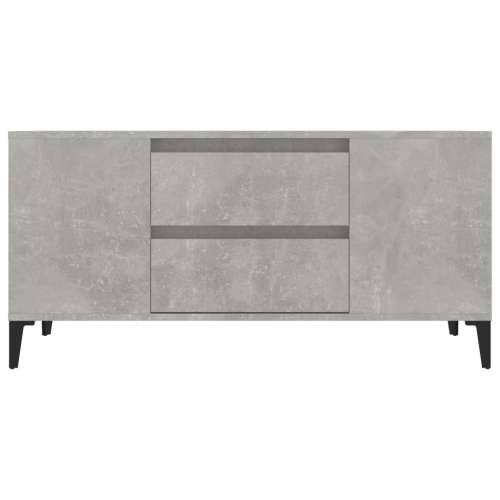 TV ormarić boja betona 102 x 44,5 x 50 cm od konstruiranog drva - Beton siva 1 Cijena