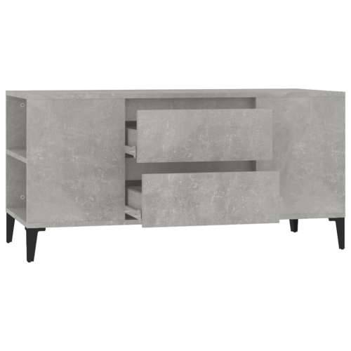 TV ormarić boja betona 102 x 44,5 x 50 cm od konstruiranog drva - Beton siva 1 Cijena