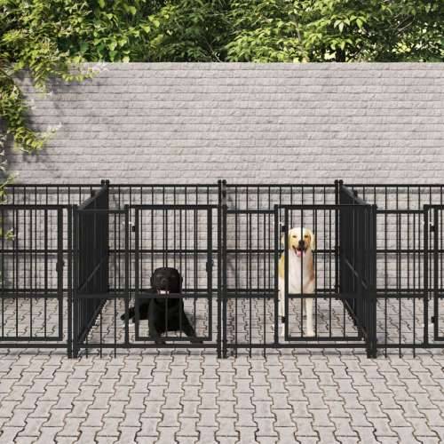 Vanjski kavez za pse čelični 9,38 m² Cijena