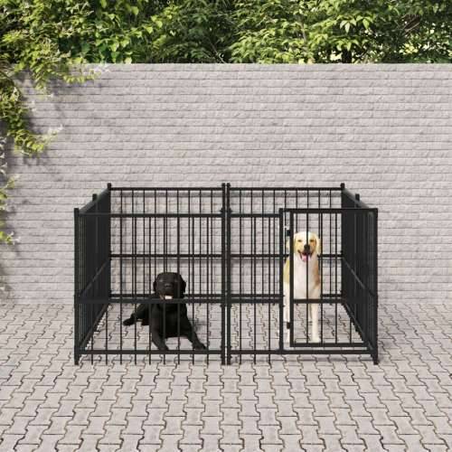 Vanjski kavez za pse čelični 3,75 m² Cijena