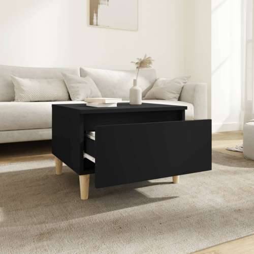 Bočni stolići 2 kom crni 50 x 46 x 35 cm od konstruiranog drva - Crna 2 Cijena