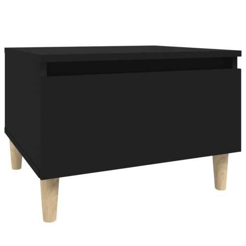 Bočni stolići 2 kom crni 50 x 46 x 35 cm od konstruiranog drva - Crna 2 Cijena