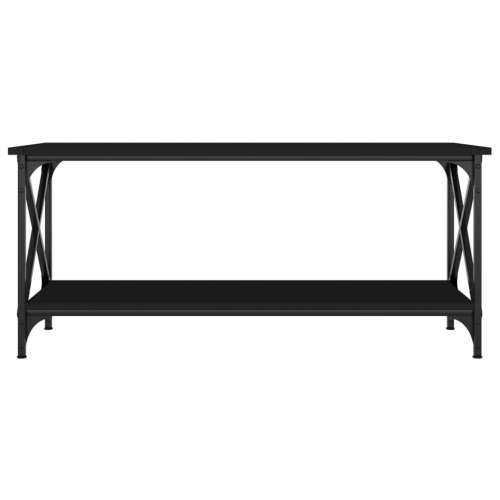 Stolić za kavu crni 100x45x45 cm konstruirano drvo i željezo - Crna 1 100 cm 45 cm Cijena