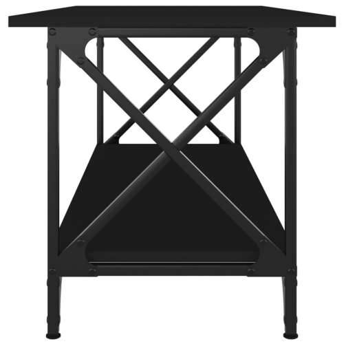 Stolić za kavu crni 100x45x45 cm konstruirano drvo i željezo - Crna 1 100 cm 45 cm Cijena