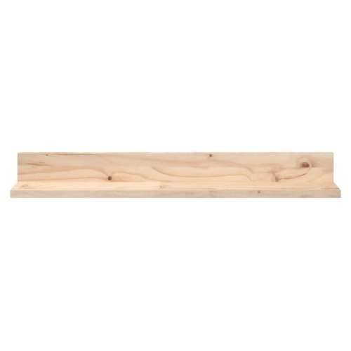 Zidne police 2 kom 80 x 11 x 9 cm od masivne borovine - Prirodna 80 x 11 x 9 cm 1 Cijena