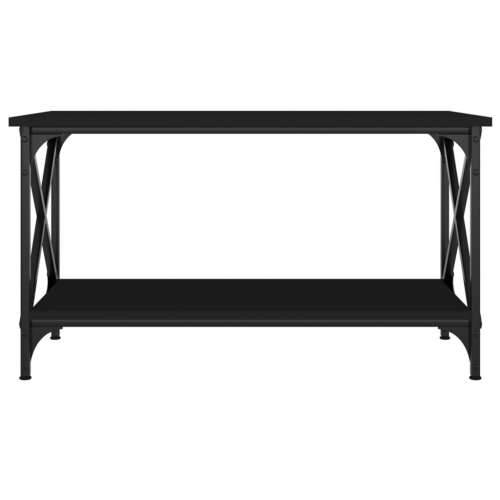 Stolić za kavu crni 80x45x45 cm konstruirano drvo i željezo - Crna 1 80 cm 45 cm Cijena
