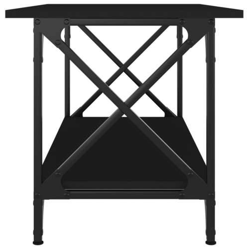 Stolić za kavu crni 80x45x45 cm konstruirano drvo i željezo - Crna 1 80 cm 45 cm Cijena