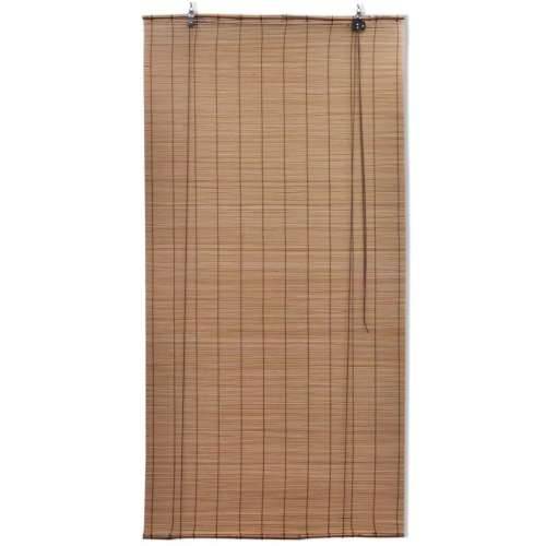 Rolo zavjesa od bambusa smeđa boja 140 x 160 cm Cijena