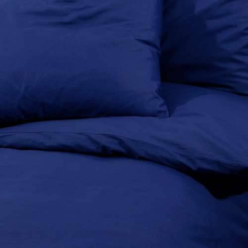 Set posteljine za poplun modri 260x220 cm lagana mikrovlakna - Plava 260 x 220 cm + 50 x 75 cm 1 Cijena