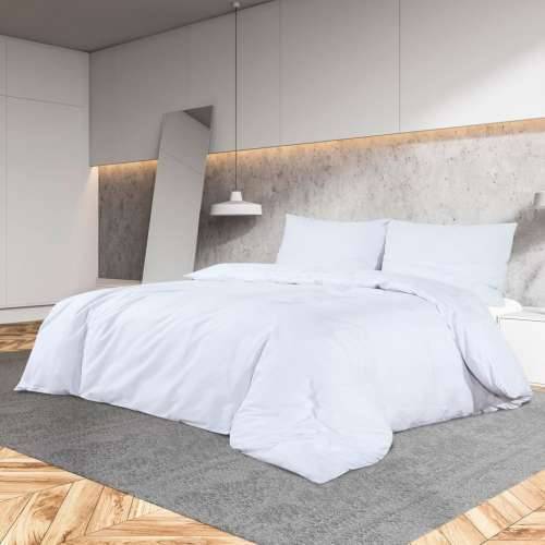 Set posteljine za poplun bijeli 260x220 cm lagana mikrovlakna - Bijela 260 x 220 cm + 50 x 75 cm 1 Cijena