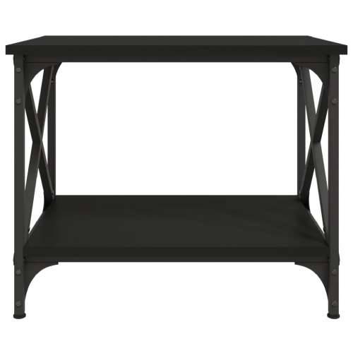 Bočni stolić crni 55 x 38 x 45 cm od konstruiranog drva - Crna 1 Cijena