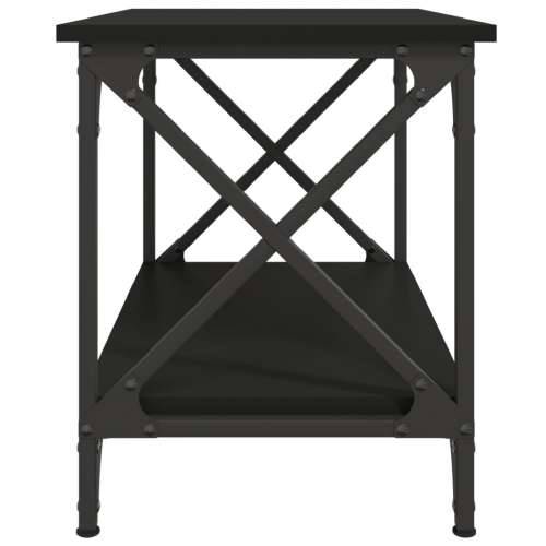 Bočni stolić crni 55 x 38 x 45 cm od konstruiranog drva - Crna 1 Cijena