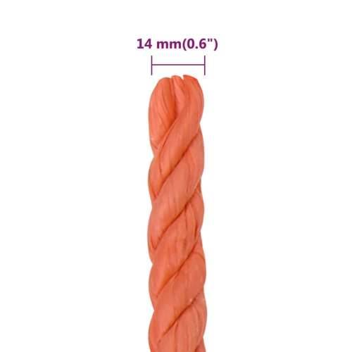 Radno uže narančasti 14 mm 50 m od polipropilena - Narančasta 1 50 m 14 mm Cijena