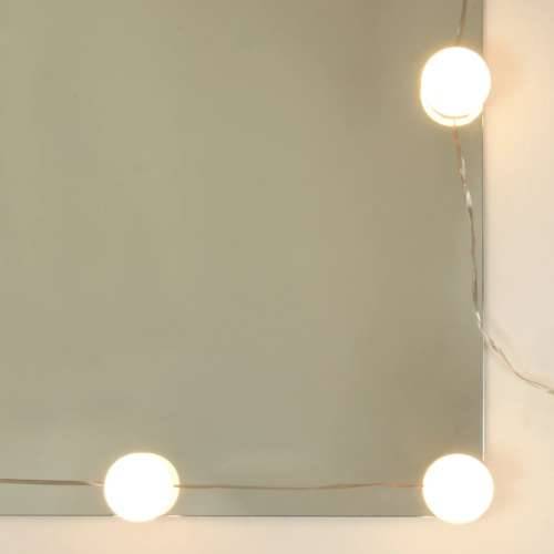 Toaletni stolić s LED svjetlima bijeli 60x40x140 cm - Bijela 1 Cijena