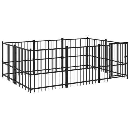 Vanjski kavez za pse čelični 5,63 m² Cijena