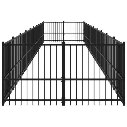 Vanjski kavez za pse čelični 18,77 m² Cijena
