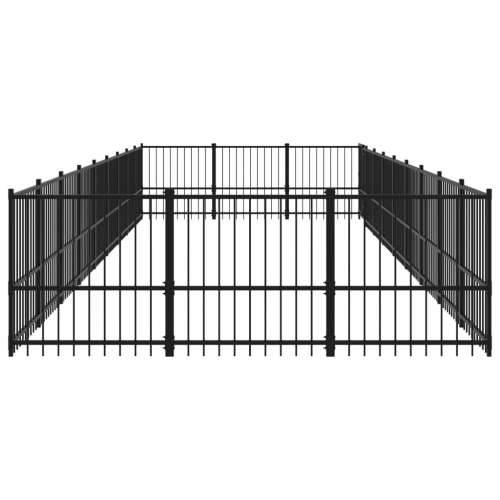 Vanjski kavez za pse čelični 25,4 m² Cijena