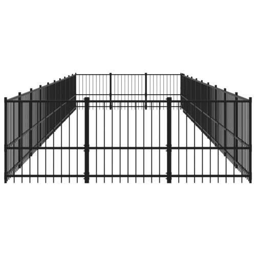Vanjski kavez za pse čelični 28,23 m² Cijena