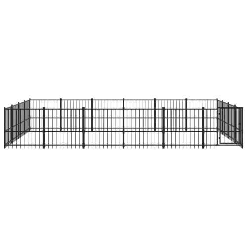 Vanjski kavez za pse čelični 22,58 m² Cijena