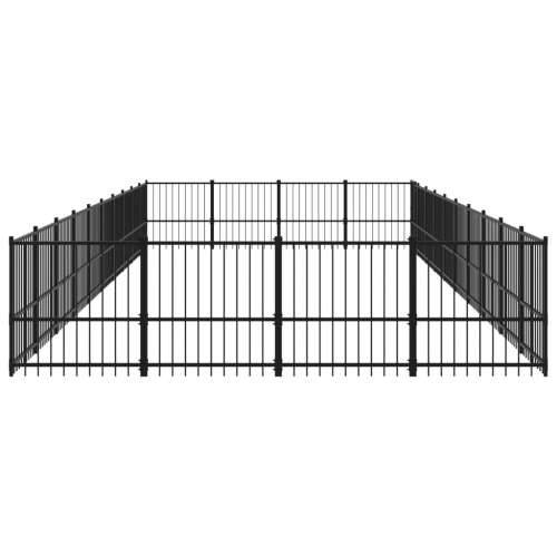 Vanjski kavez za pse čelični 37,64 m² Cijena