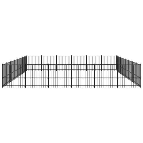 Vanjski kavez za pse čelični 50,81 m² Cijena