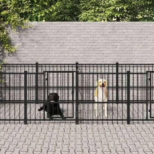 Vanjski kavez za pse čelični 11,26 m²
