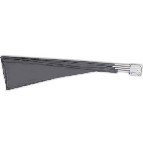 Sklopiva bočna tenda siva 210 x 210 cm - Siva 210 x 210 cm Cijena