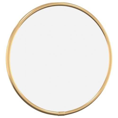 Zidno ogledalo zlatno Ø 20 cm okruglo Cijena