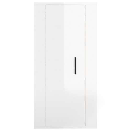 Zidni TV ormarić bijela visokog sjaja 40x34,5x80 cm - Visoko sjajno bijela 1 80 cm 40 cm Cijena