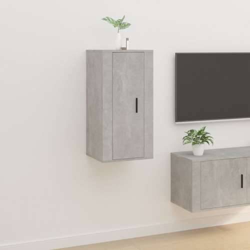 Zidni TV ormarić siva boja betona 40x34,5x80 cm Cijena