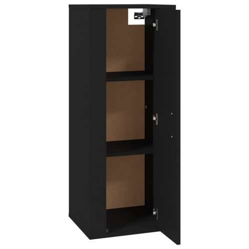 Zidni TV ormarić crni 40x34,5x100 cm - Crna 1 100 cm 40 cm Cijena