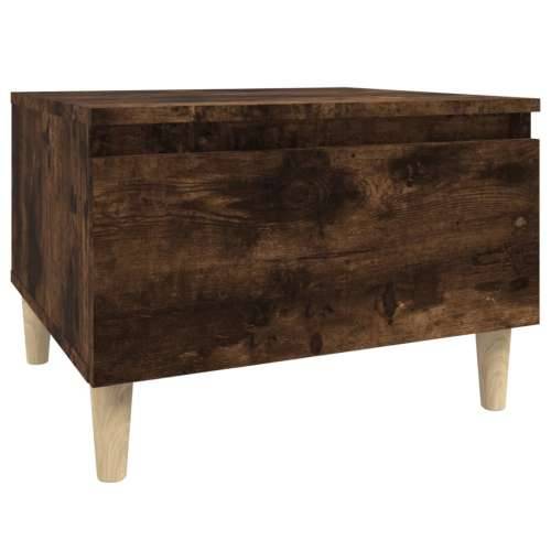 Bočni stolić boja dimljenog hrasta 50x46x35cm konstruirano drvo - Dimljeni hrast 1 Cijena