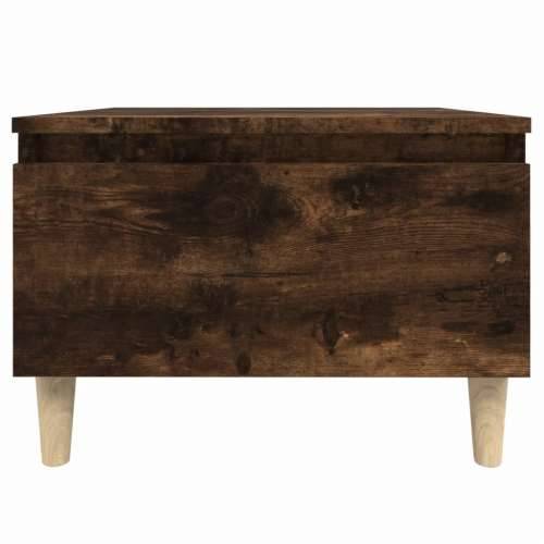 Bočni stolić boja dimljenog hrasta 50x46x35cm konstruirano drvo - Dimljeni hrast 1 Cijena